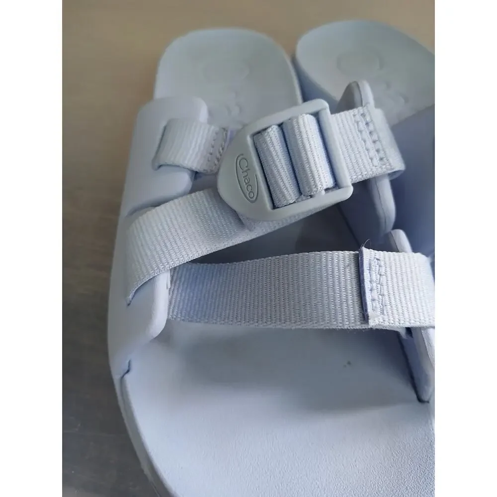 Chaco Chillos Slide Sandal periwinkle youth 5